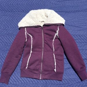 Faux Sherpa sweatshirt